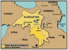 Map of Kurdistan